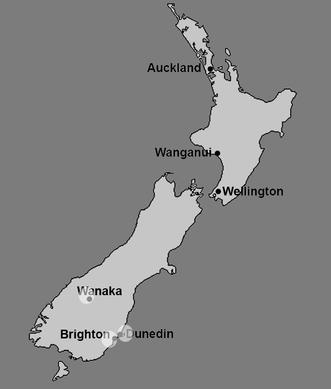 James K Baxter's New Zealand Map