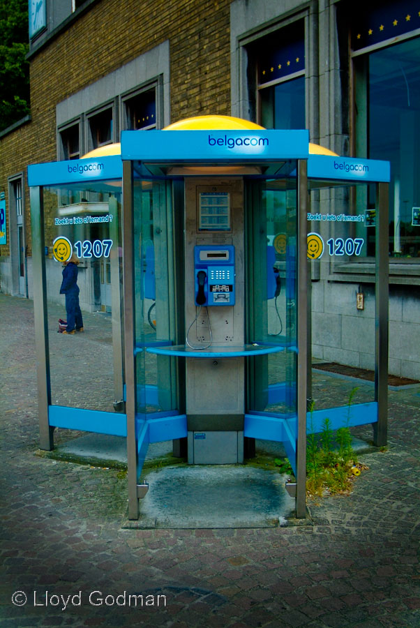 Telephone Phone box Telephone Phone box, Brugge, Belgium