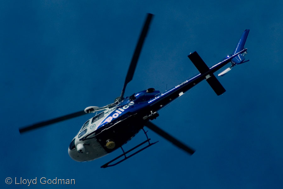 Police Helicopter, NSW, Australia - photograph © Lloyd Godman
